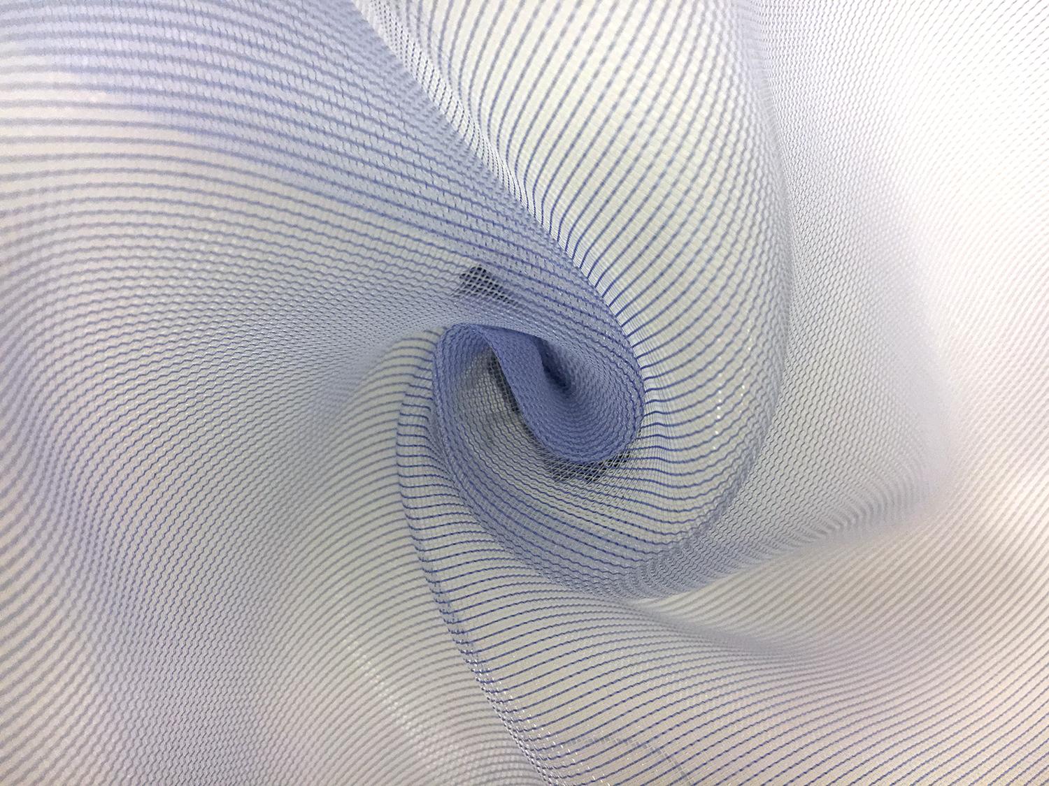 Italian Nylon Blend Mesh in Periwinkle1