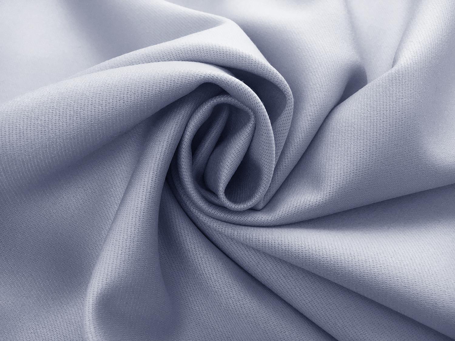 Italian Wool Satin Faille in Baby Blue1