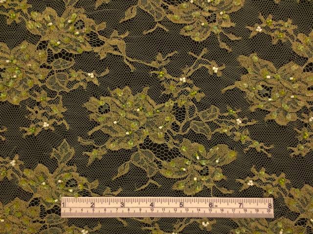 Beaded Metallic Chantilly Lace1
