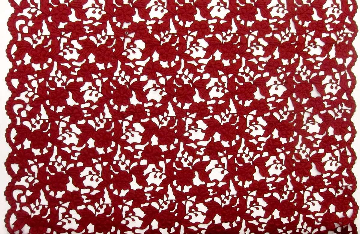 Laser Cut Corded Satin0