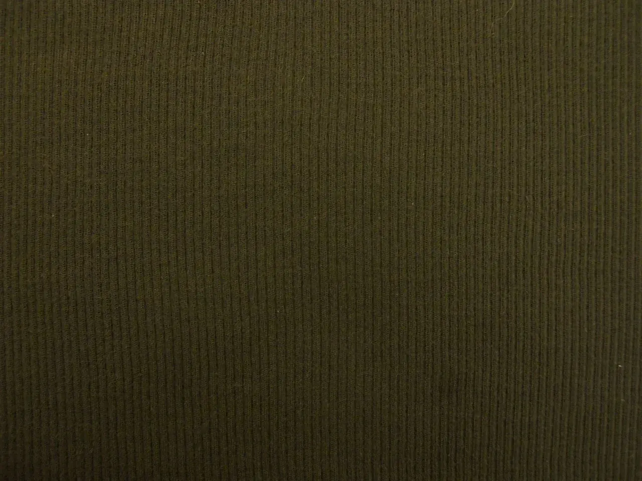 Virgin Wool Rib Knit in Dark Brown0