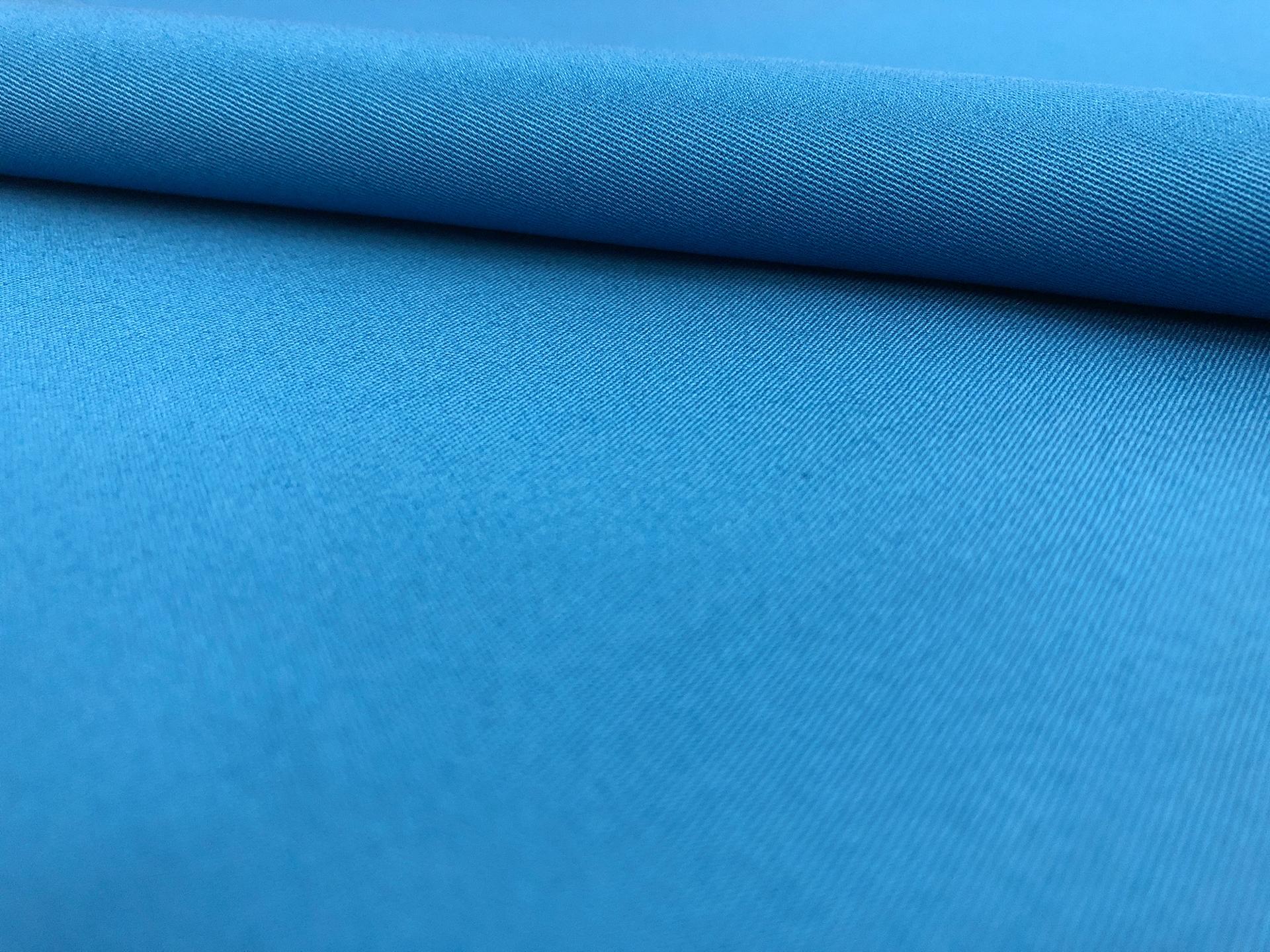 Combed Cotton Fineline Twill in Cerulean 0