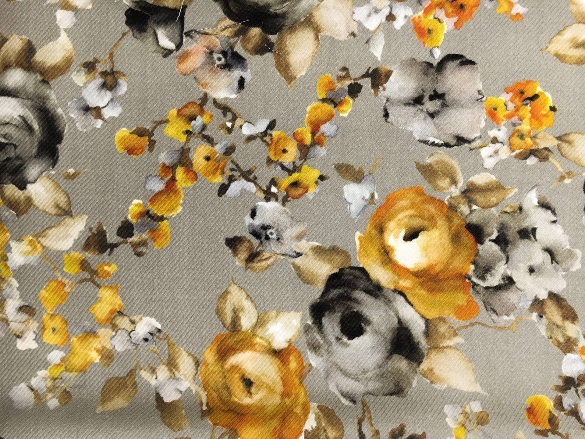Italian Wool Twill Print0