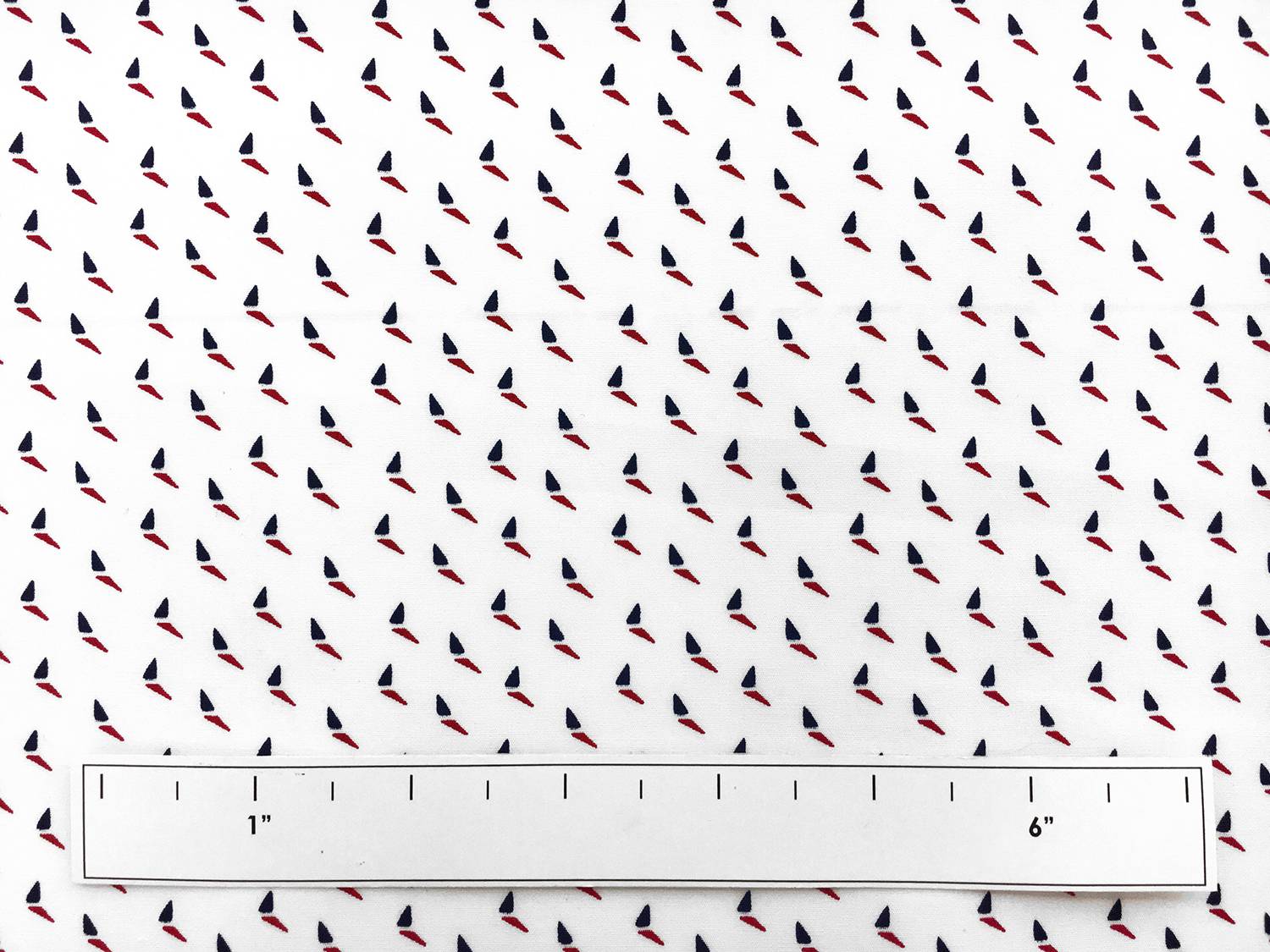 Cotton Shirting with Petite Triangles1