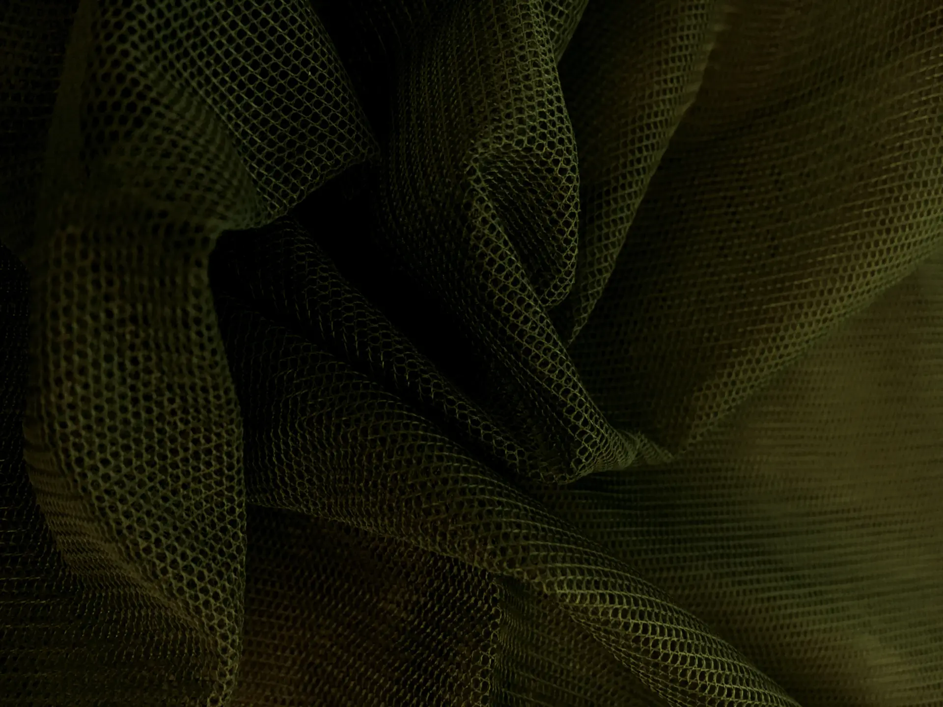 Nylon Bobbinet in Army0