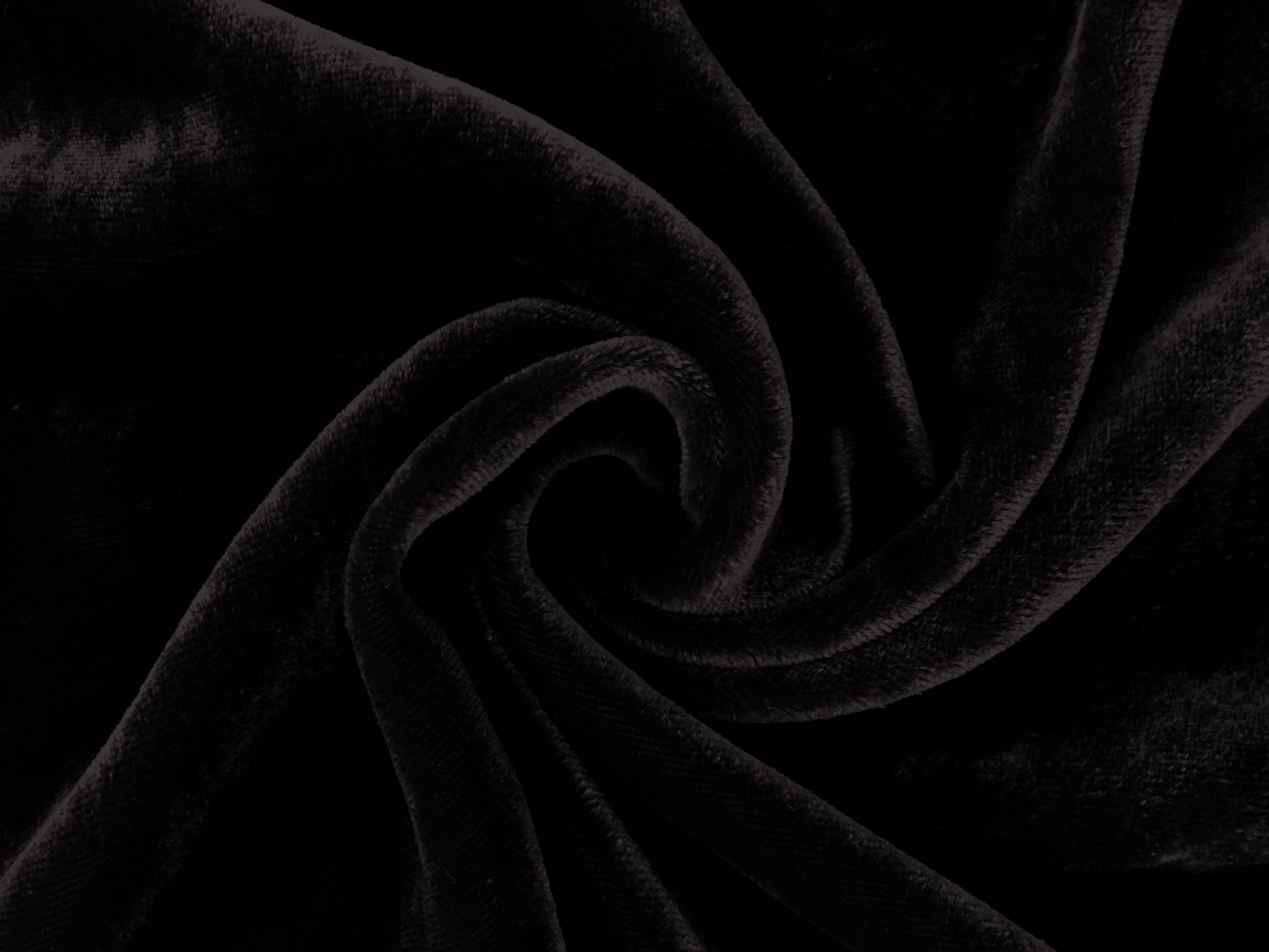 Silk and Rayon Velvet in Black0