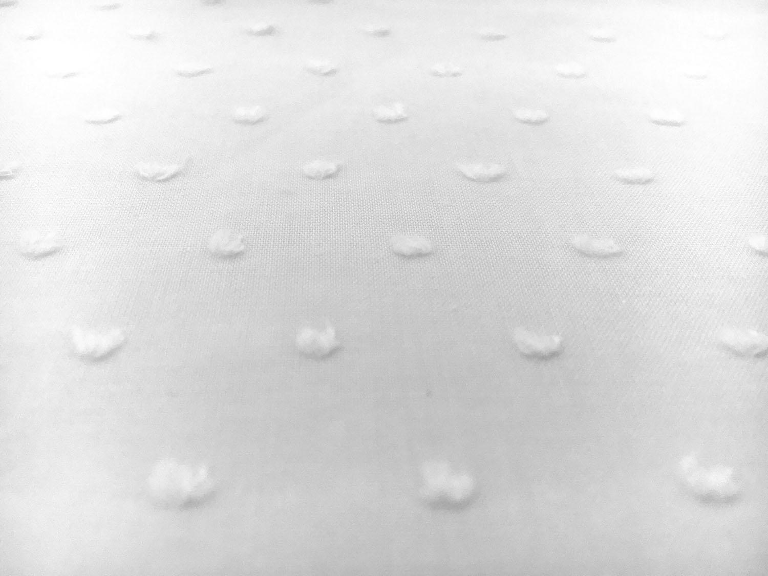 Cotton Poly Swiss Dot in Optic White0