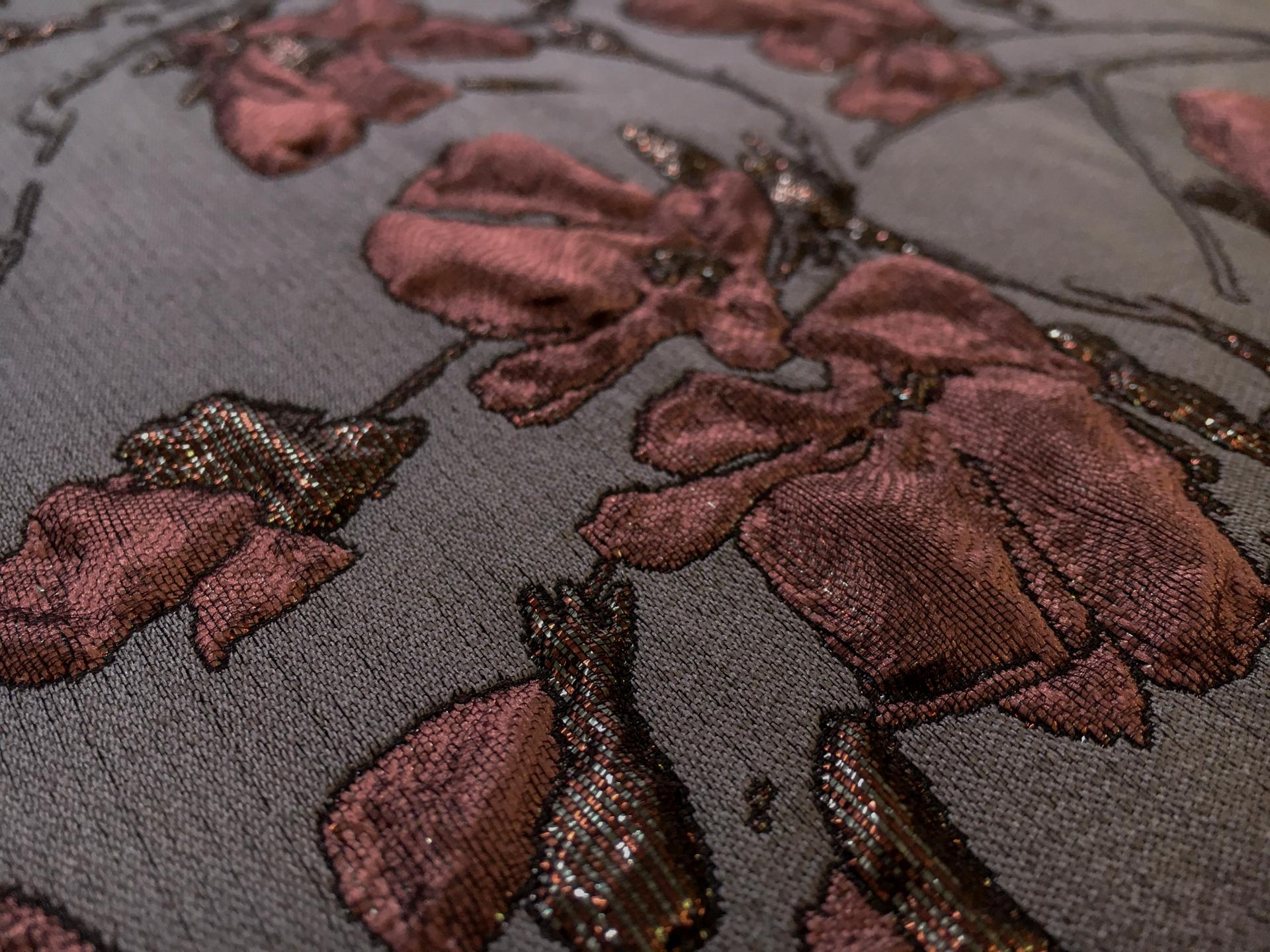Metallic Floral Cloqué Brocade2