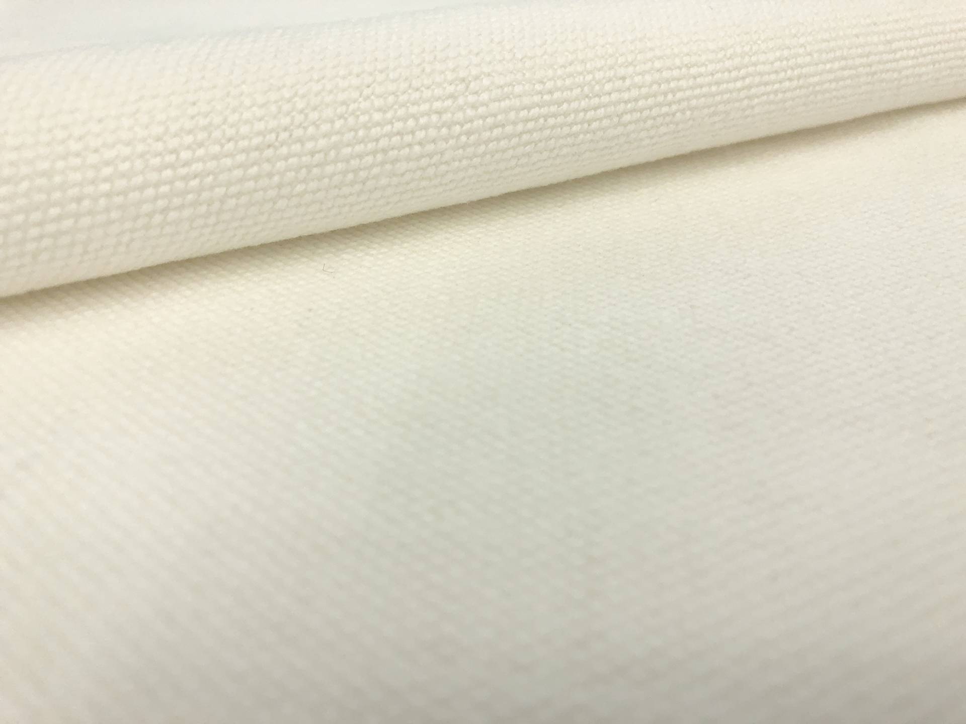 Linen and Cotton High Performance Upholstery in Oyster White0
