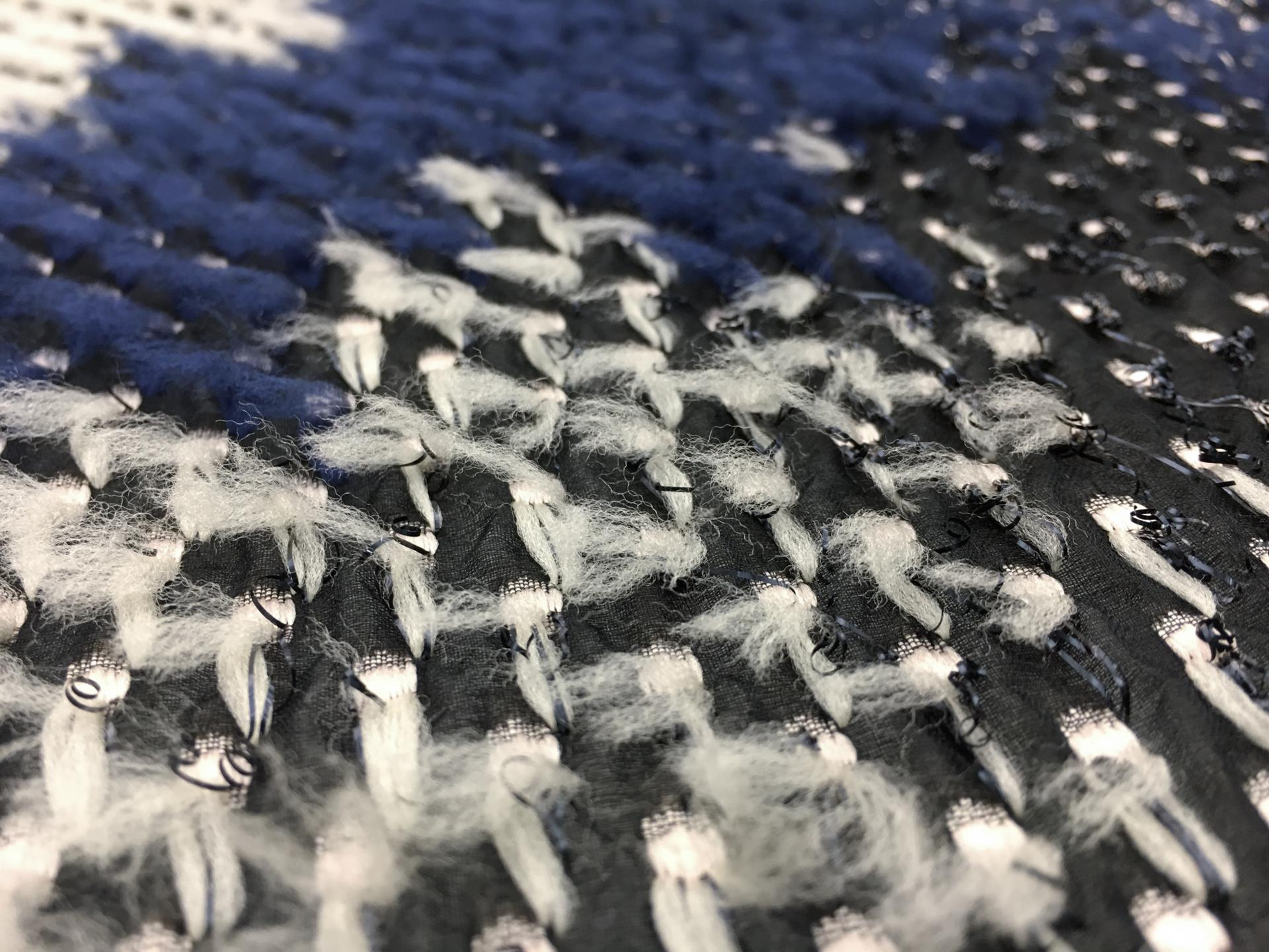 Metallic Fil Coupé Organza Large Zig Zags2