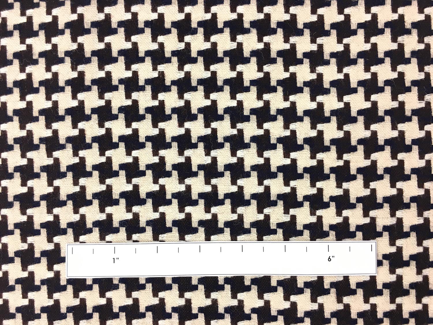 Italian Virgin Wool Novelty Houndstooth1