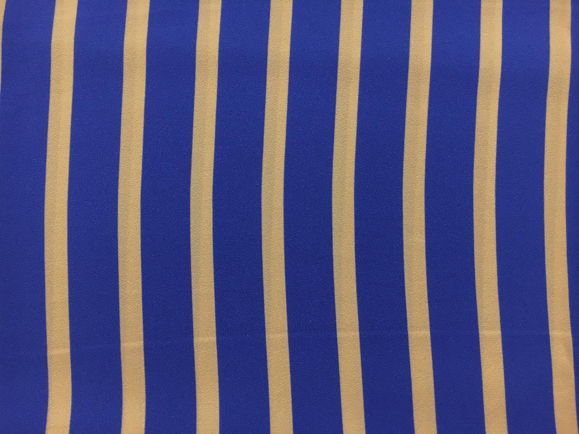 Ungaro Striped Viscose Crepe0