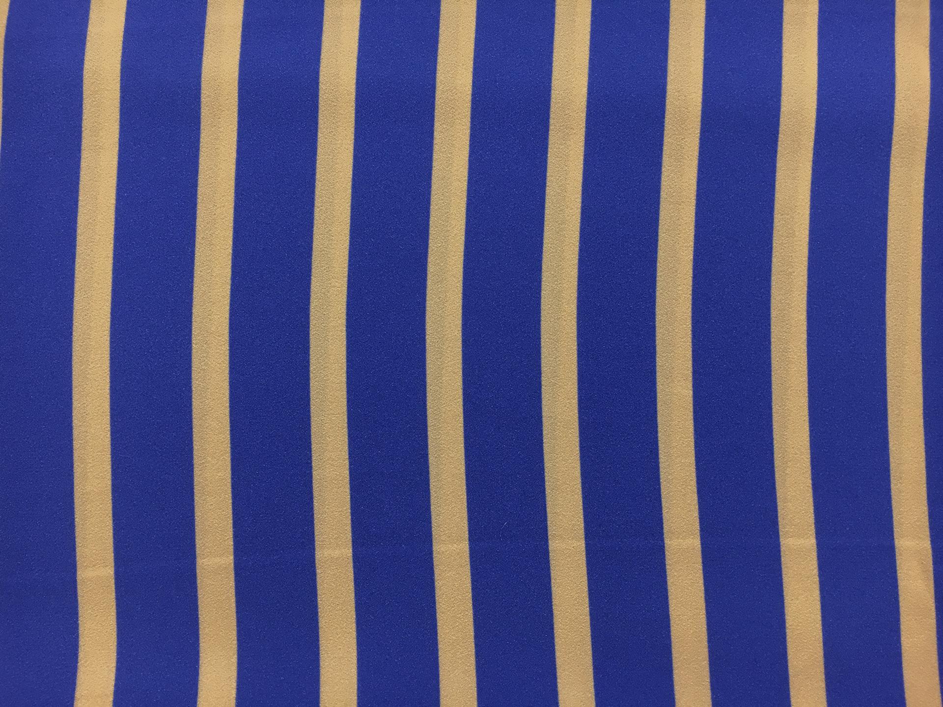 Ungaro Striped Viscose Crepe0