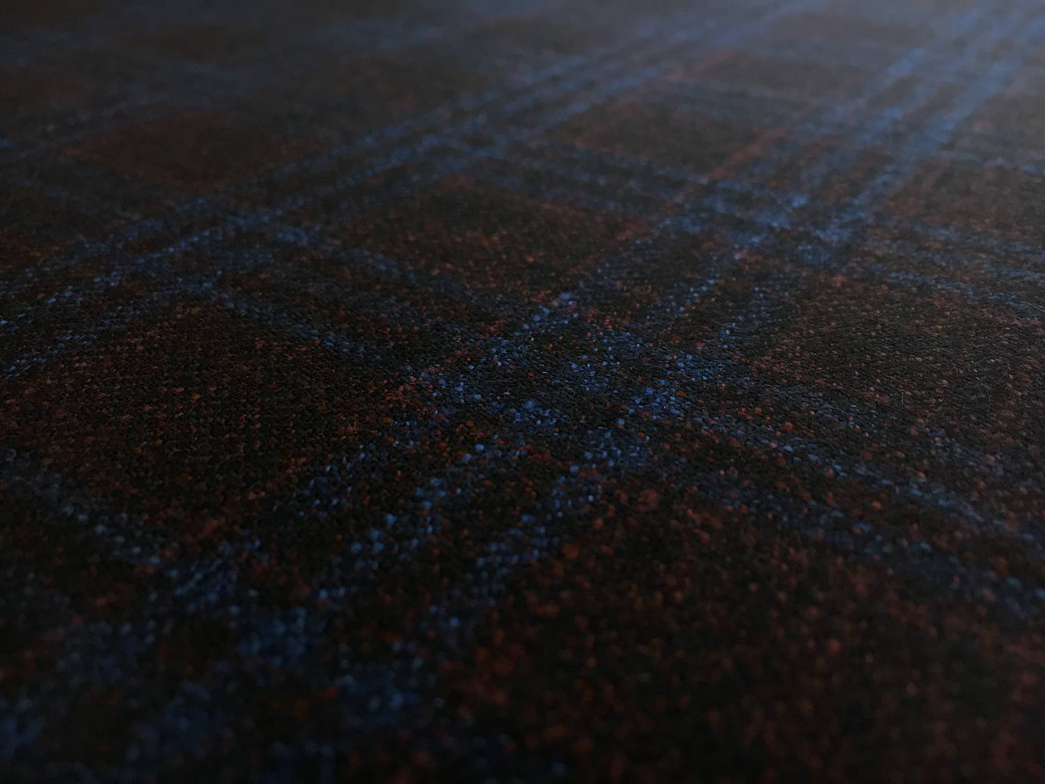 Italian Virgin Wool Bamboo Plaid Suiting2