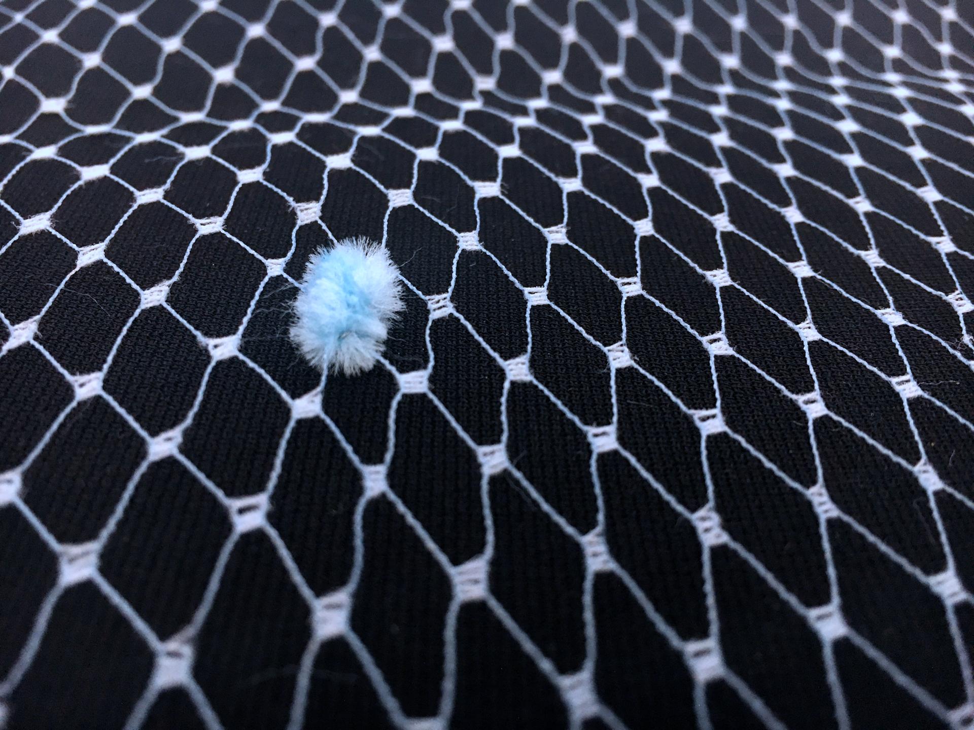 Birdcage Net with Poufs in Baby Blue2