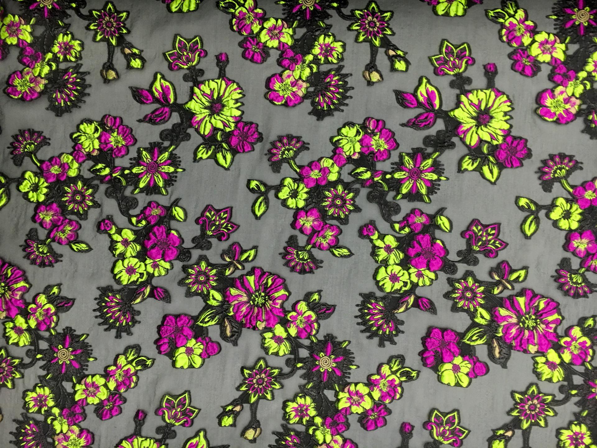 Metallic Silk Blend Organza Fil Coupé0