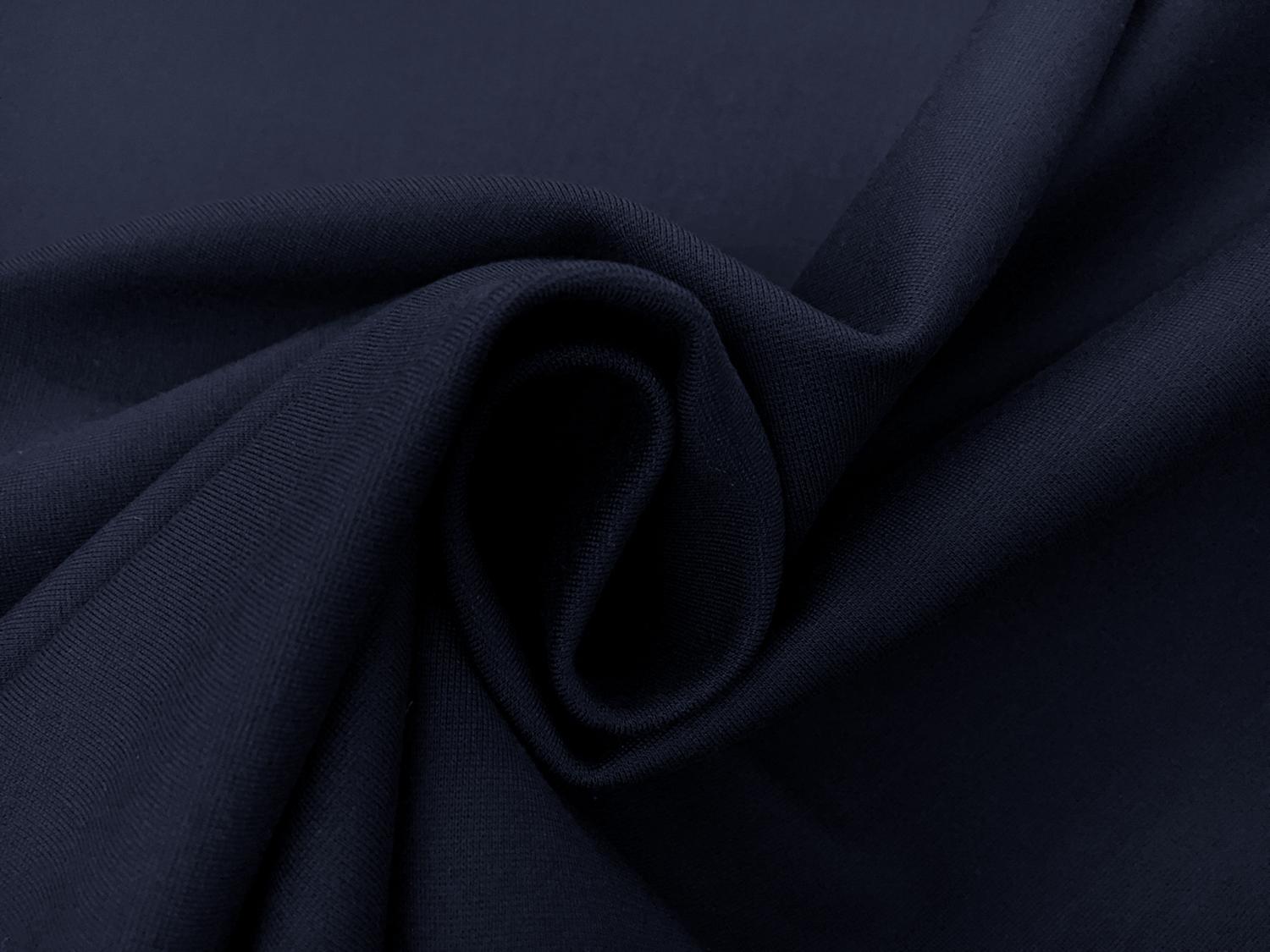 Doubleface Ponte Knit in Navy1