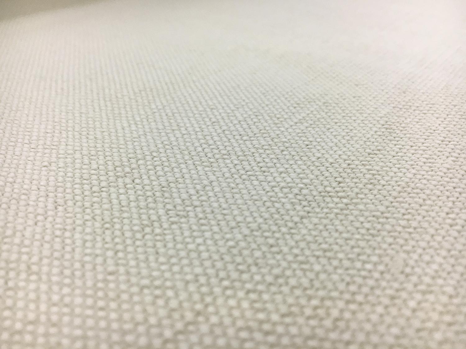 Linen and Cotton High Performance Upholstery in Chalk0