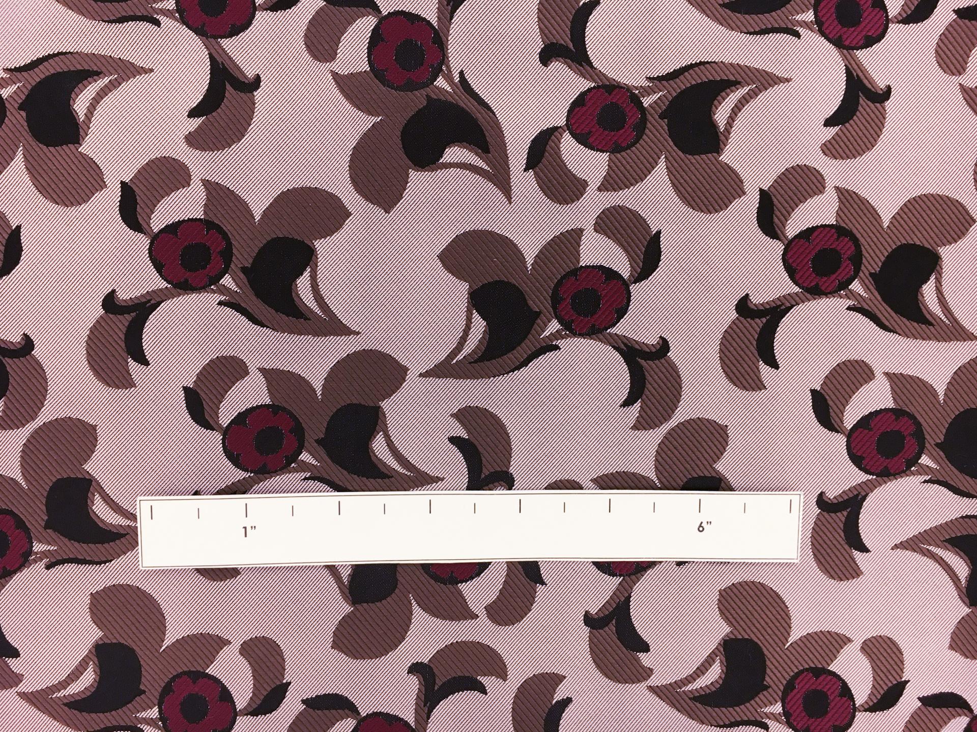 Silk Damask with Medieval Floral Motifs1