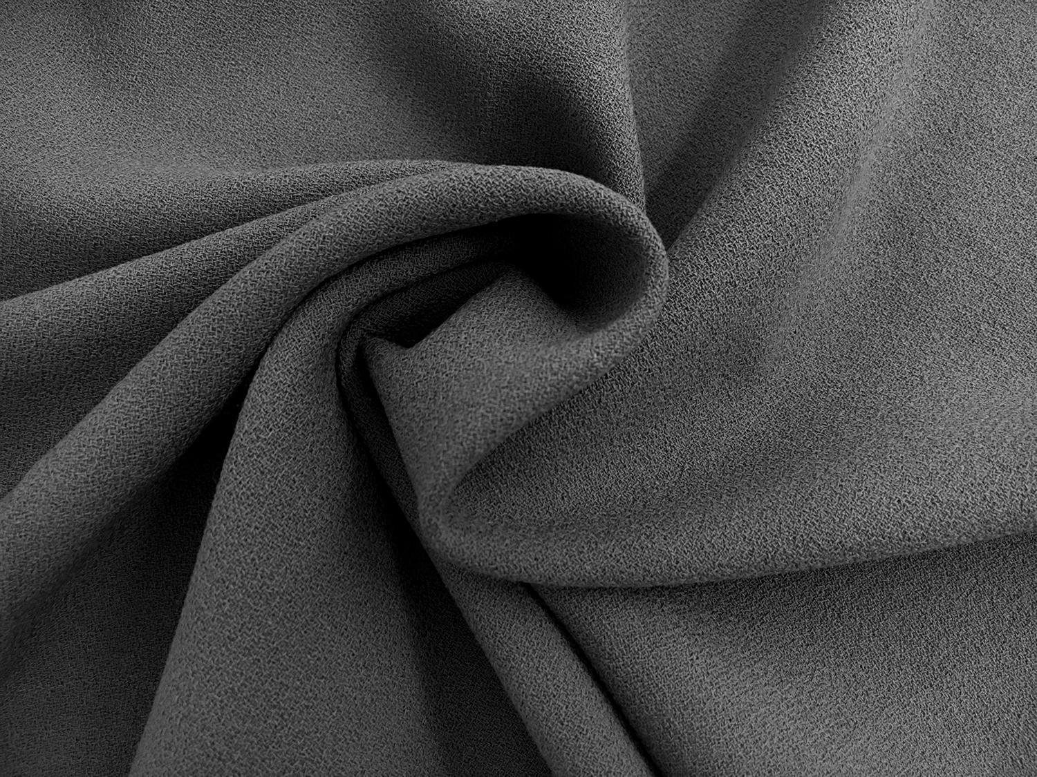 Italian Wool Crepe in Grigio Chiaro1