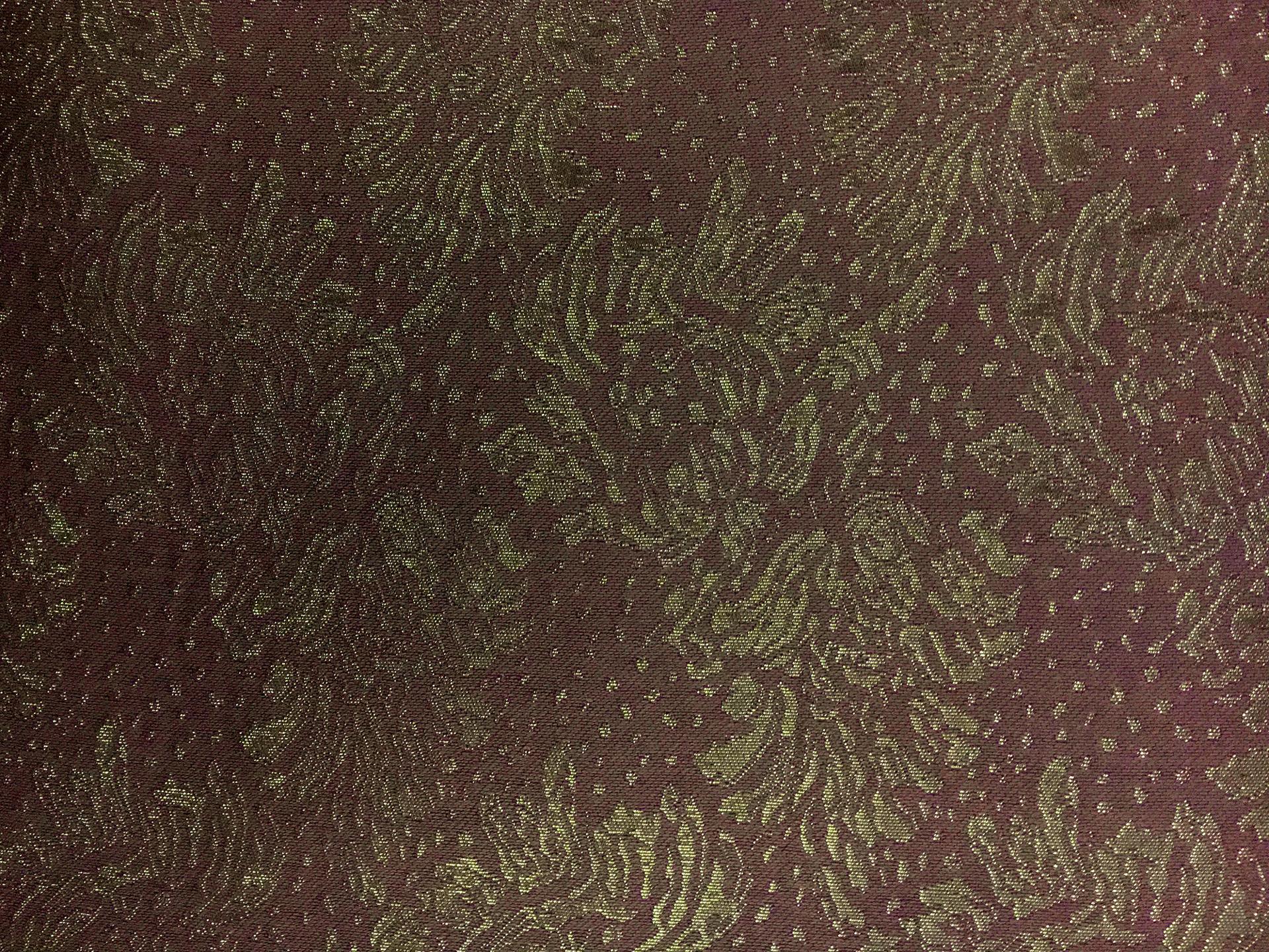 Metallic Jacquard with Light Floral Motifs0