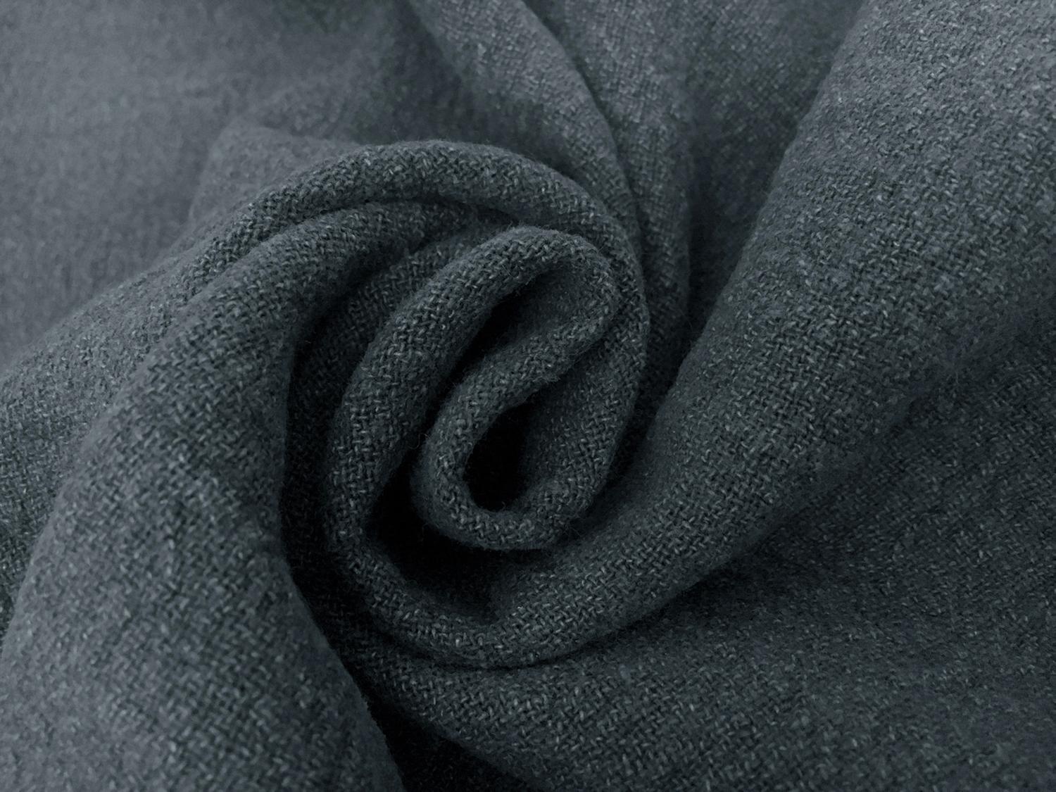 Linen Cotton Crinkle in Indigo1