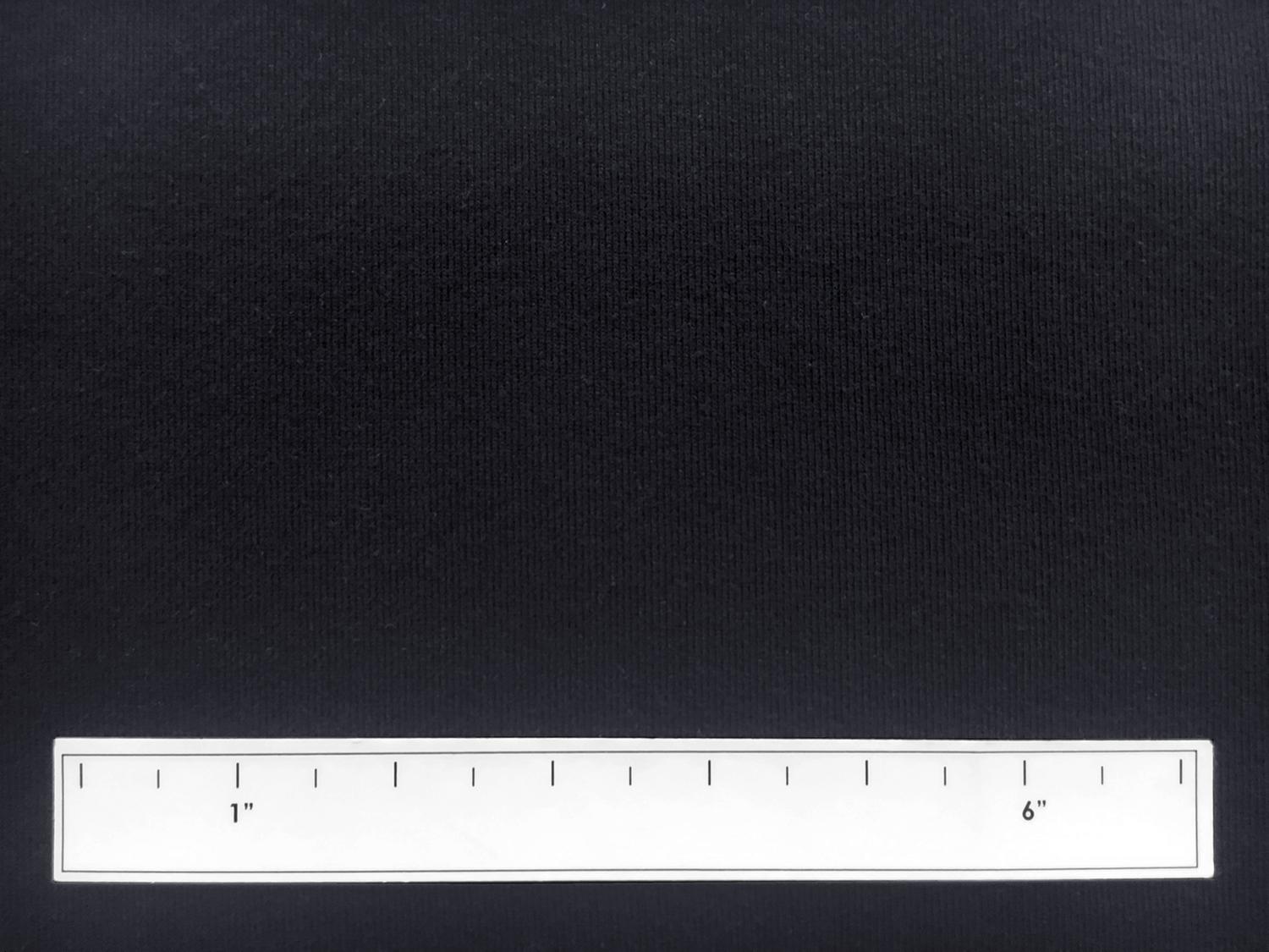 Japanese Cotton Tubular Rib Knit in Midnight Navy2