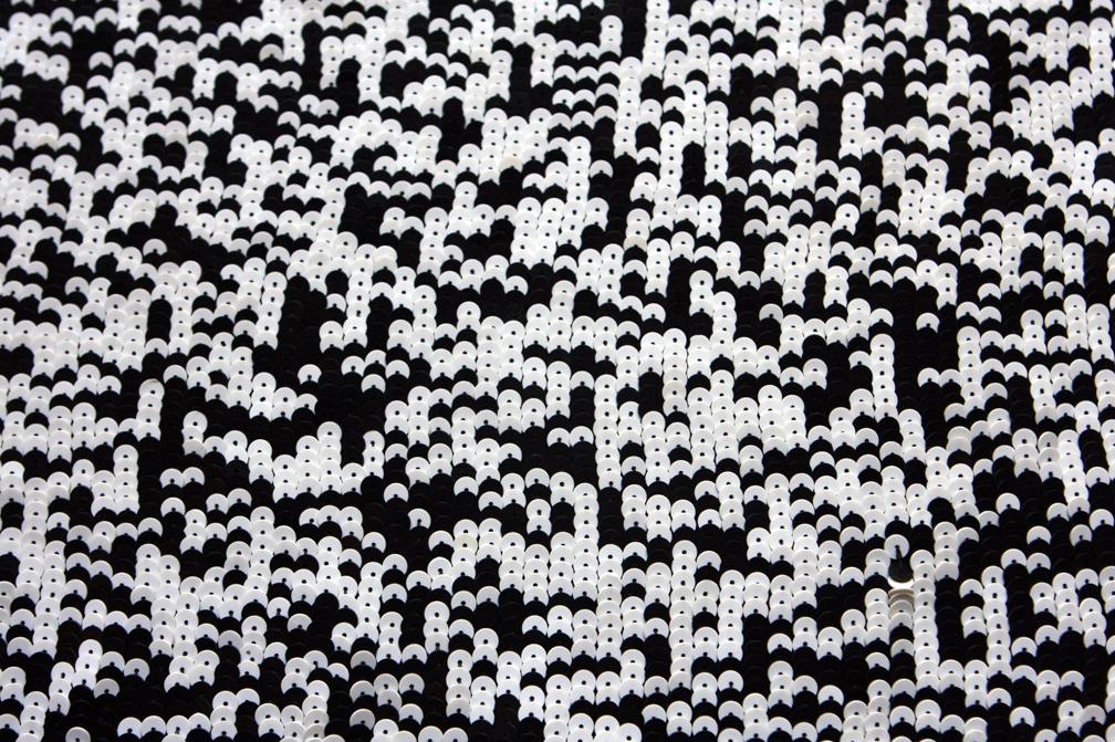 Sequins on Silk Chiffon1