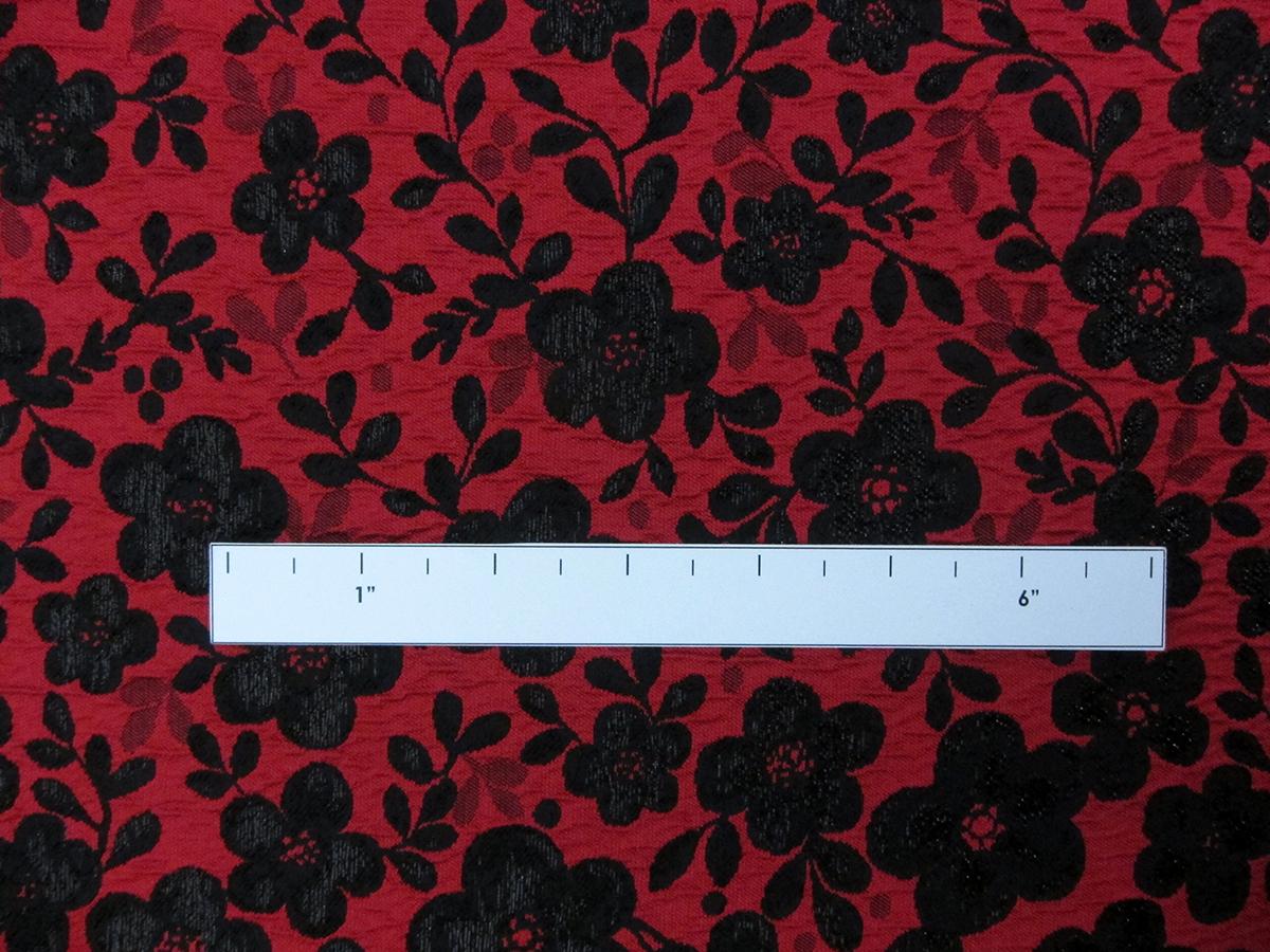 Polyester and Silk Blend Metallic Brocade2