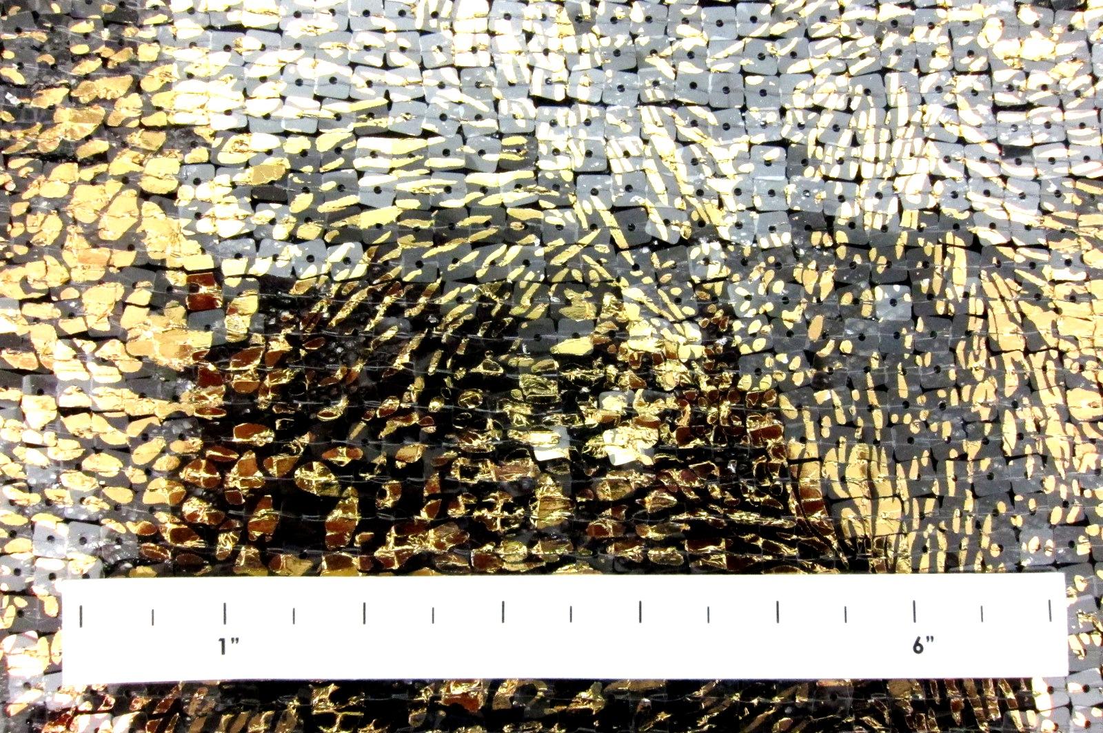 Printed Metallic Sequins on Lace1