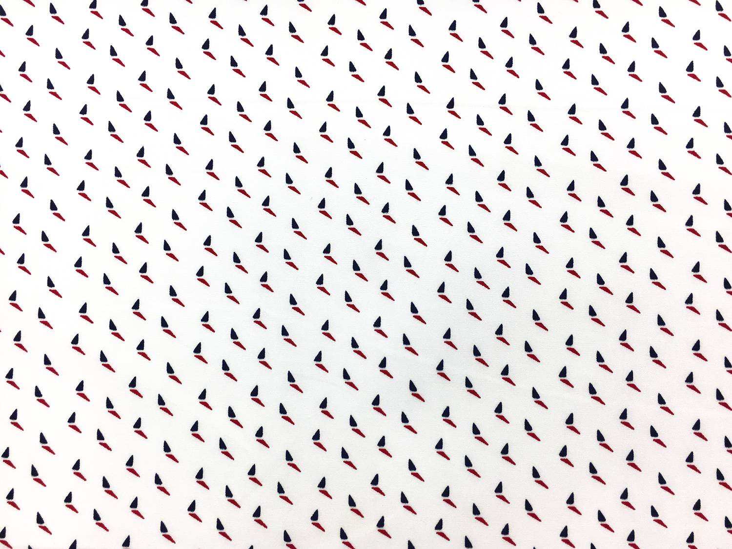 Cotton Shirting with Petite Triangles0
