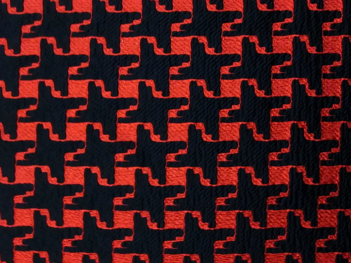 Houndstooth Cloqué0
