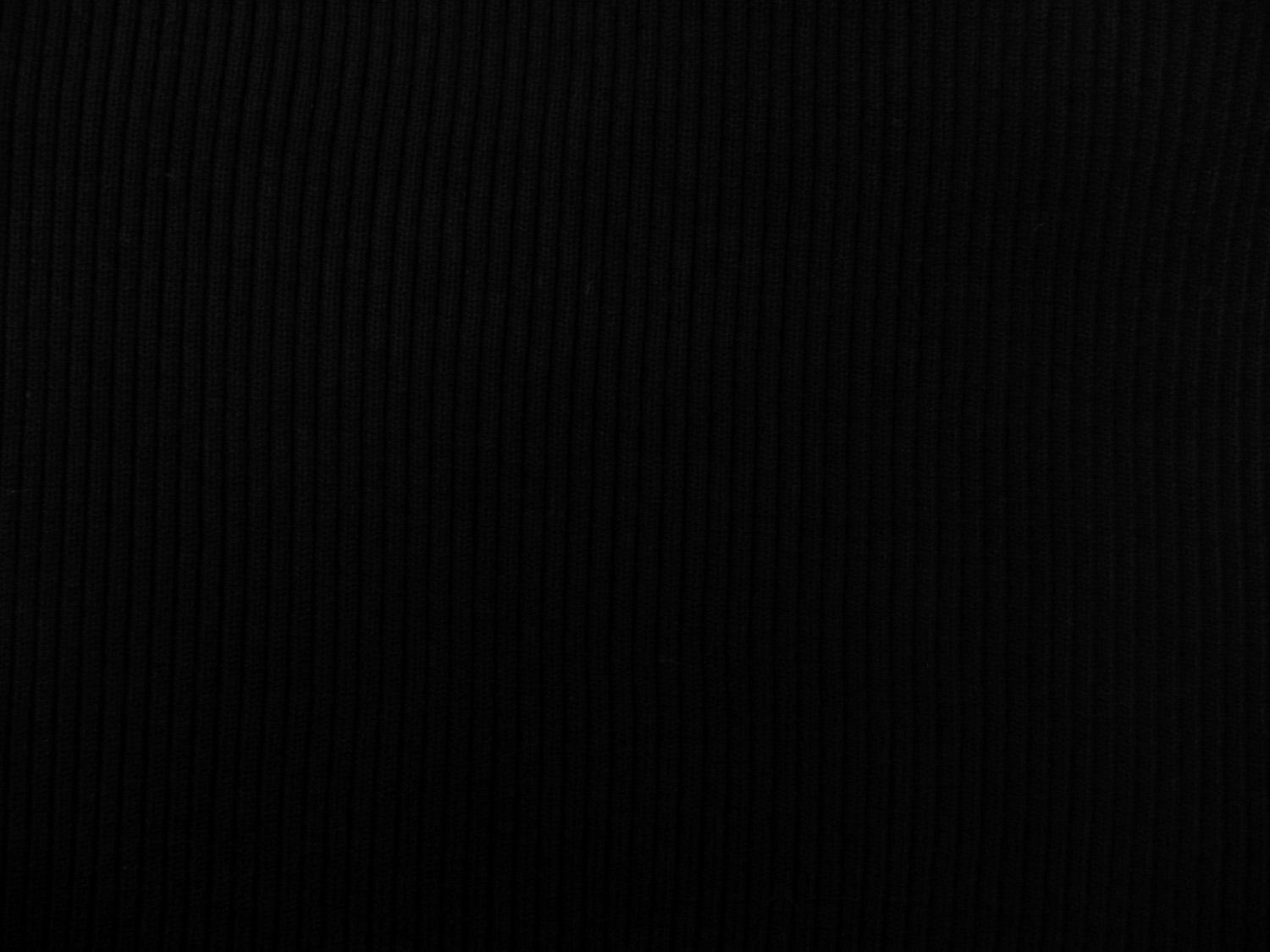 Nylon Rib Knit in Black1
