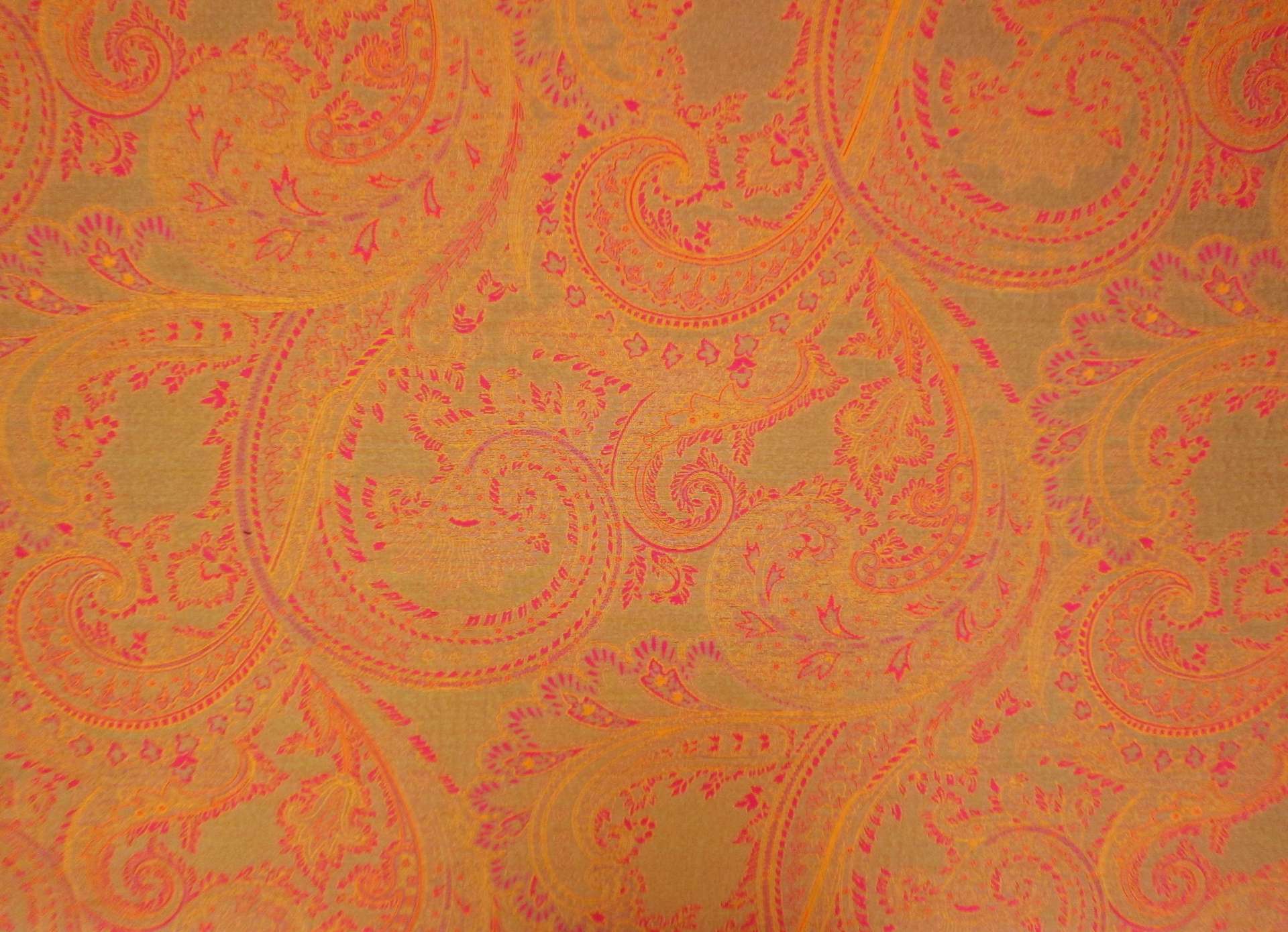 Silk and Cotton Blend Brocade0