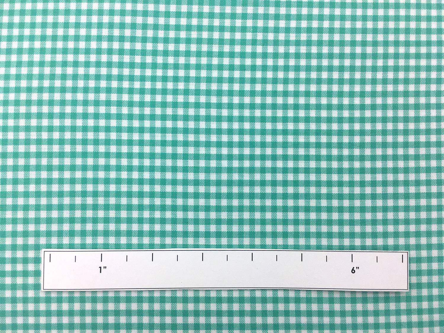 Carolina Cotton Gingham in Seafoam1