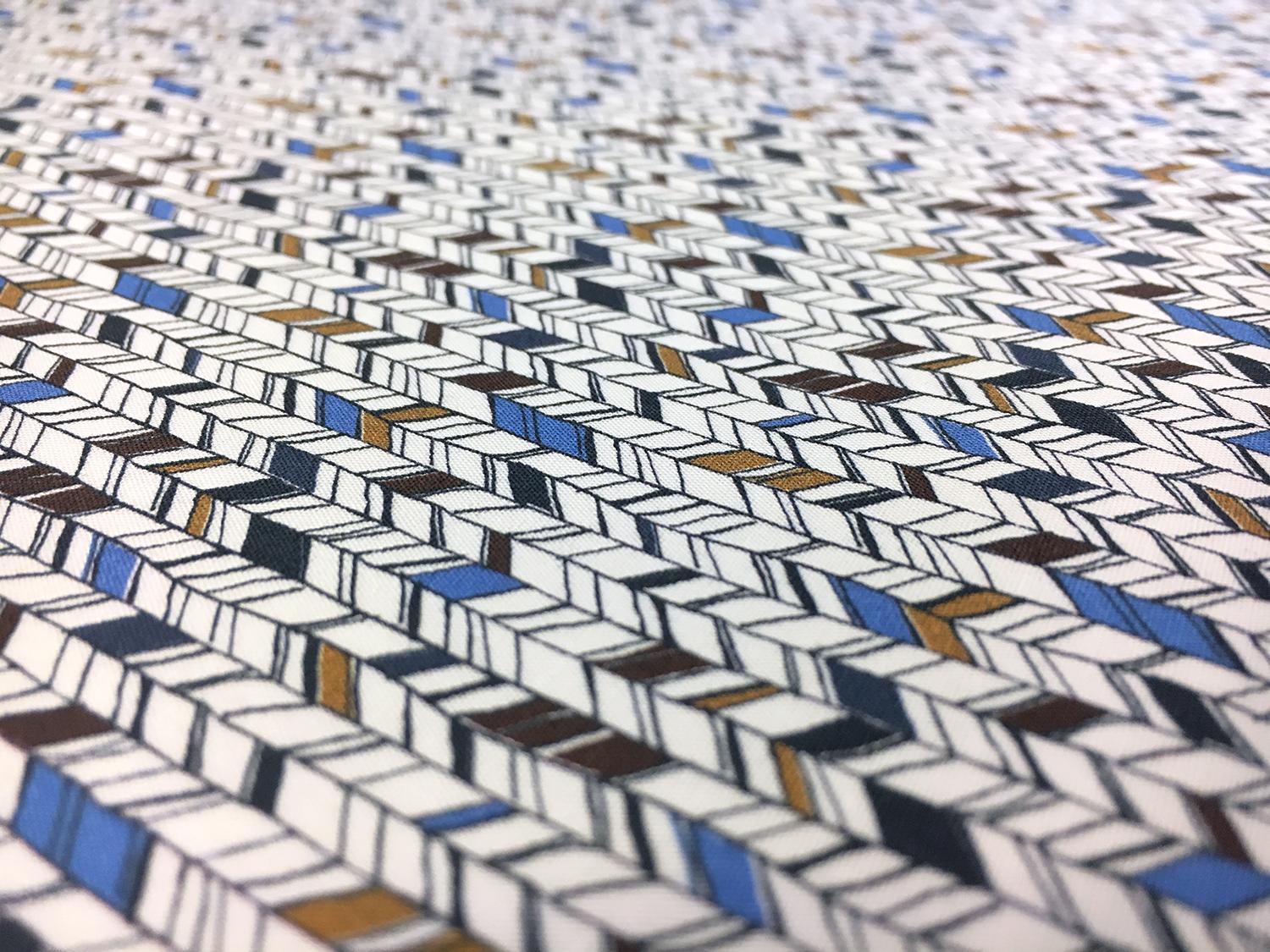 Cotton Broadcloth With Small Geometric Print3