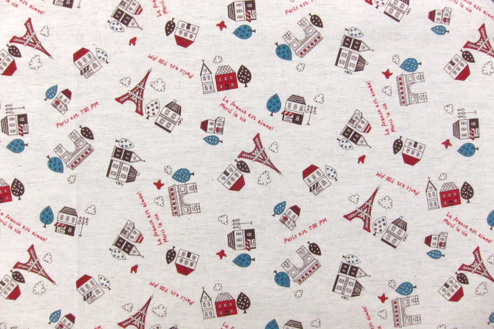 Japanese Cotton Linen Print0