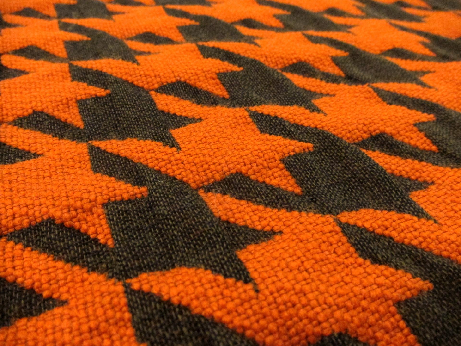 Cotton Acrylic Blend Houndstooth Brocade2