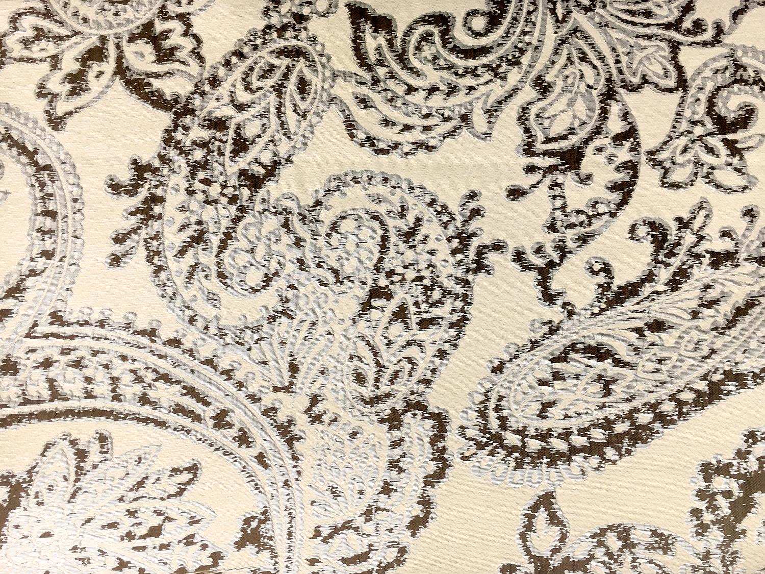 Extra Wide Doubleface Jacquard Large Paisley Pattern2