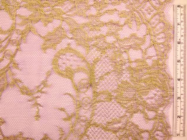 Metallic Chantilly Lace