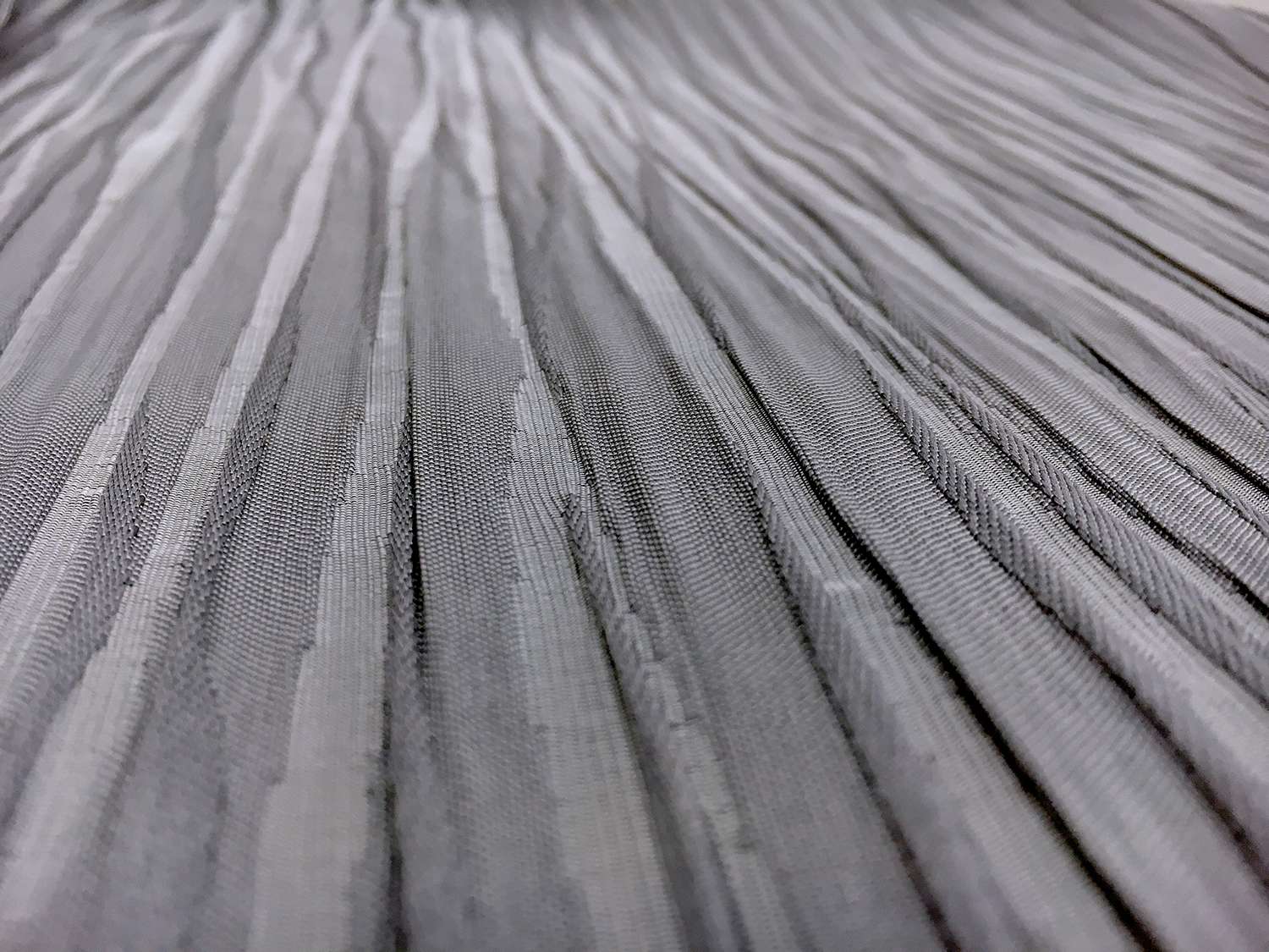 Wide Width Polyester Ripple Cloth in Iron0