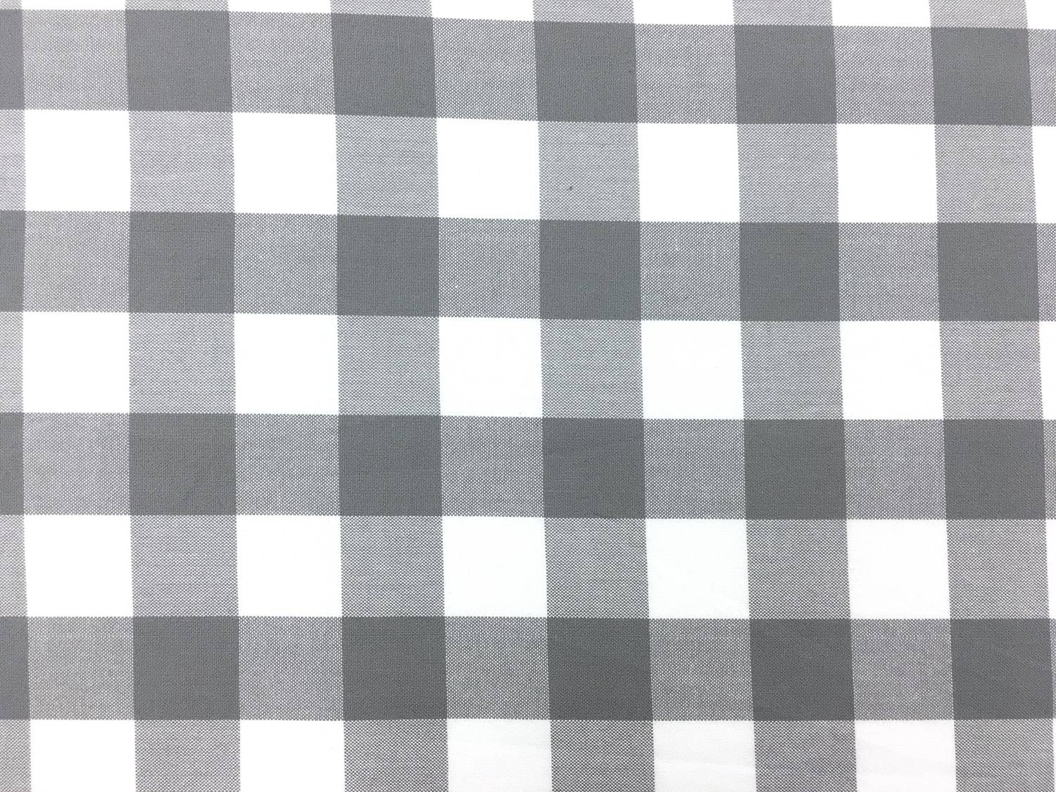 Carolina Cotton Gingham in Grey0