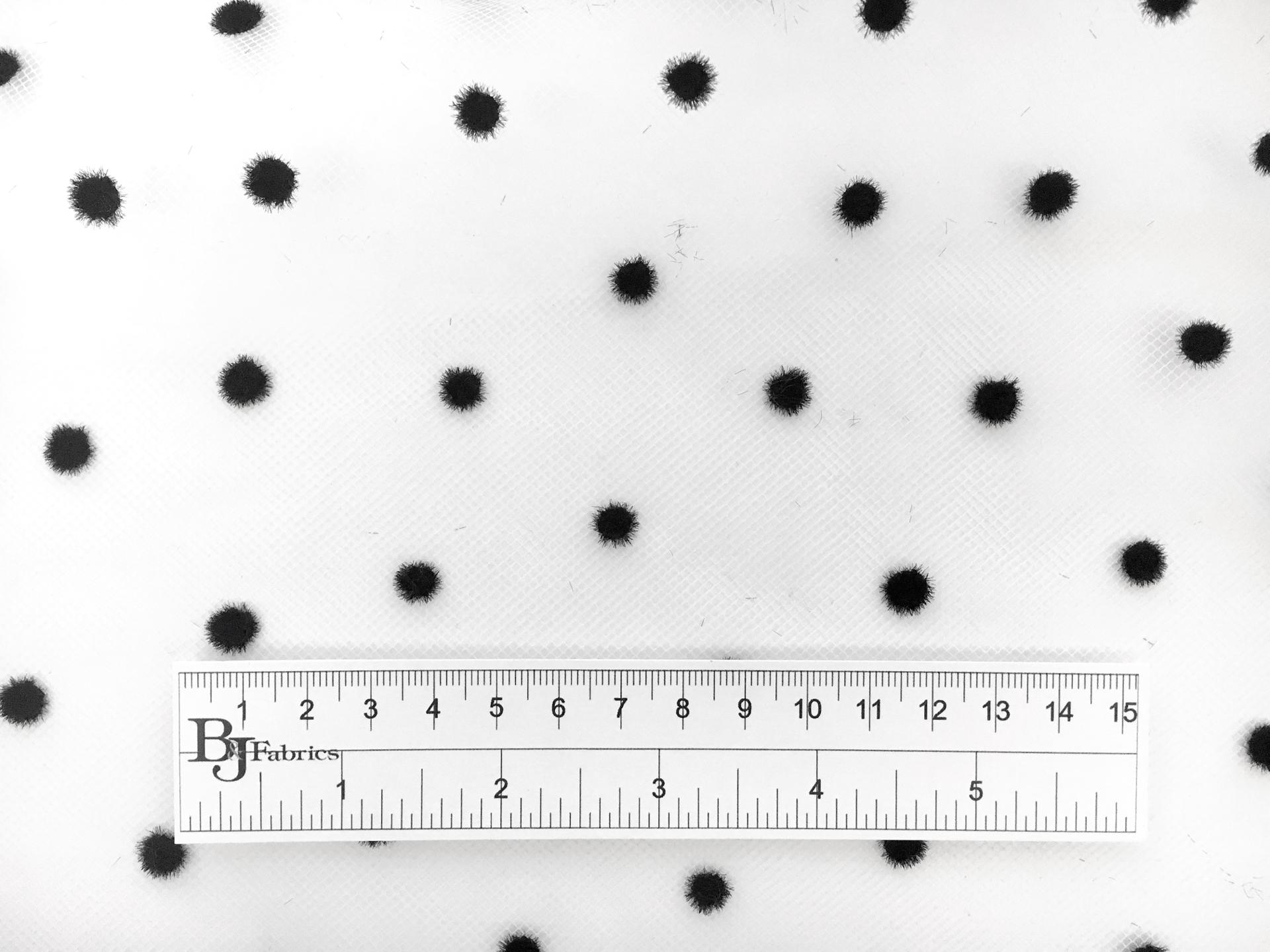 Polka Dot Flocking on Tulle1