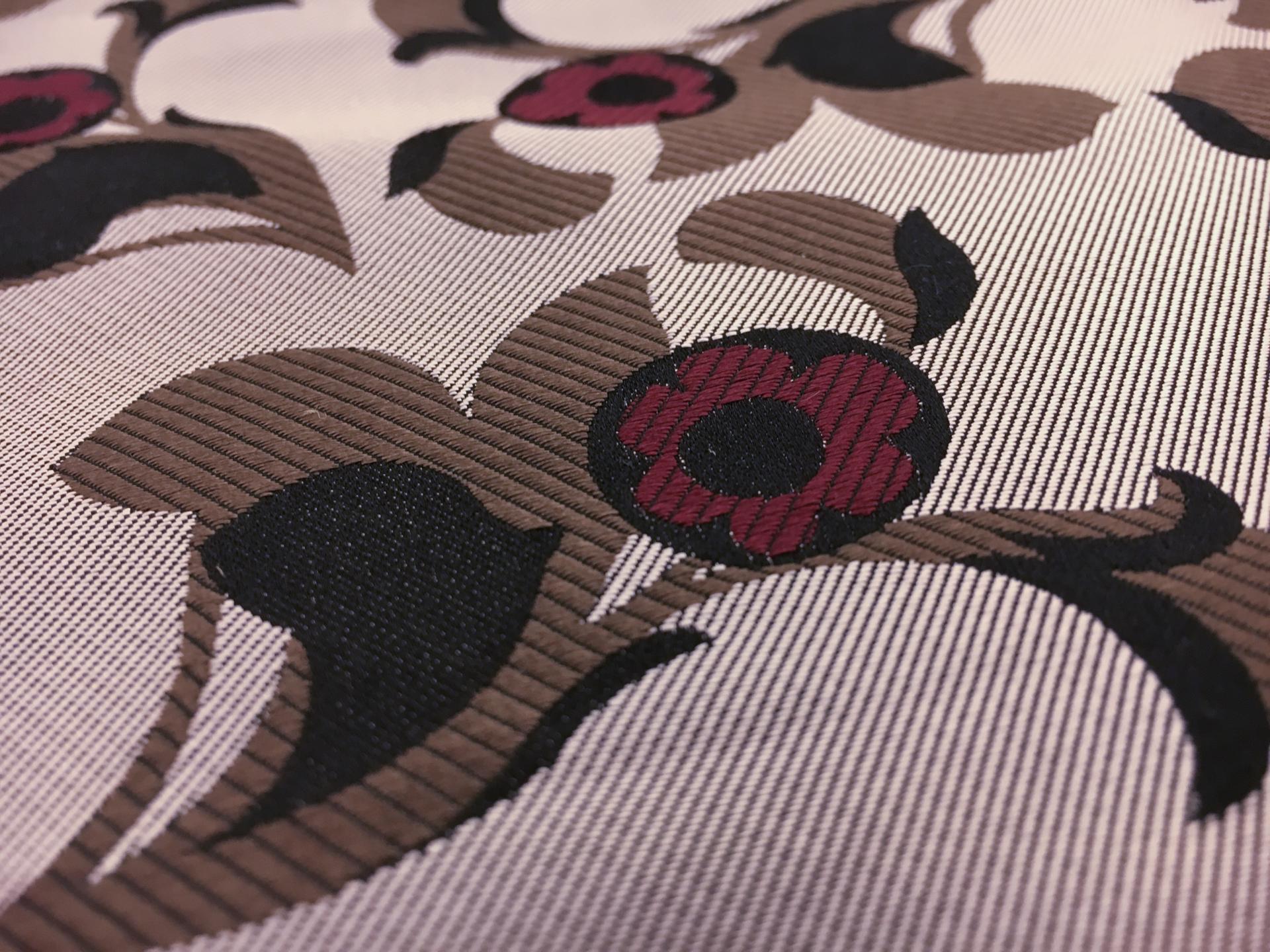 Silk Damask with Medieval Floral Motifs2