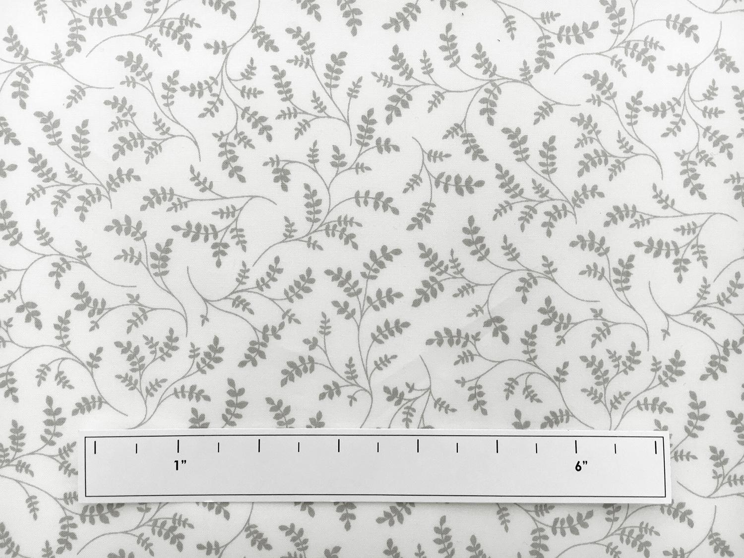 Cotton Broadcloth Leaves And Twigs Print1