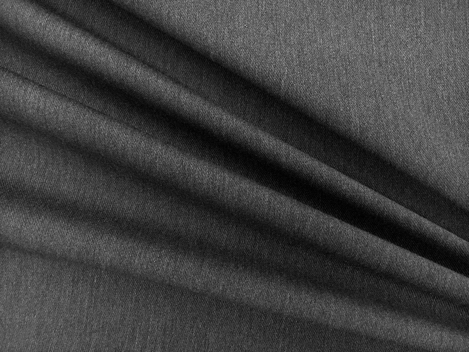 Poly Blend 4 Way Stretch in Charcoal Grey