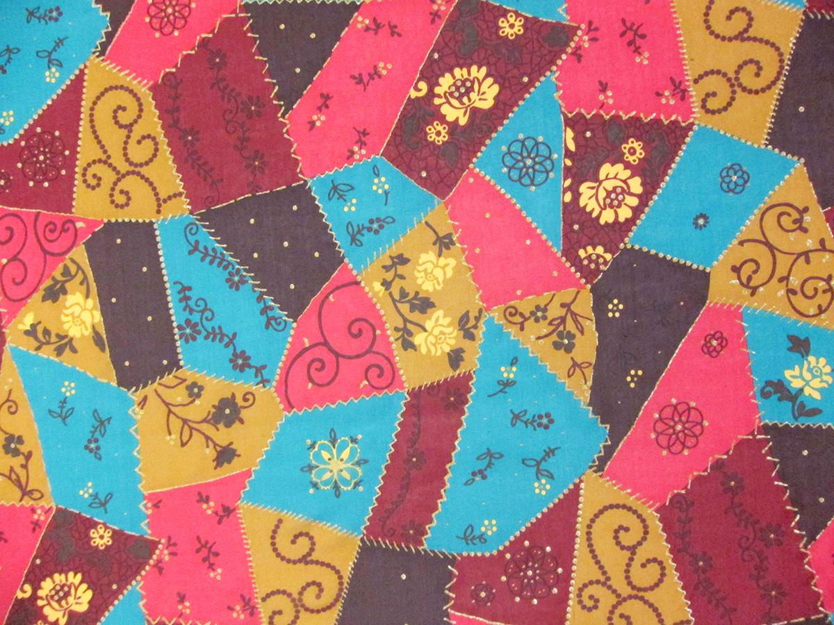 Metallic Printed Silk Chiffon0