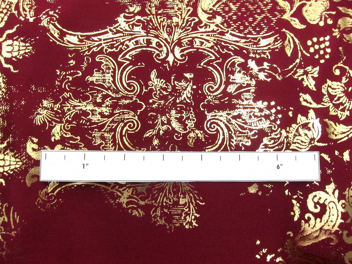 Printed Metallic Silk Charmeuse2