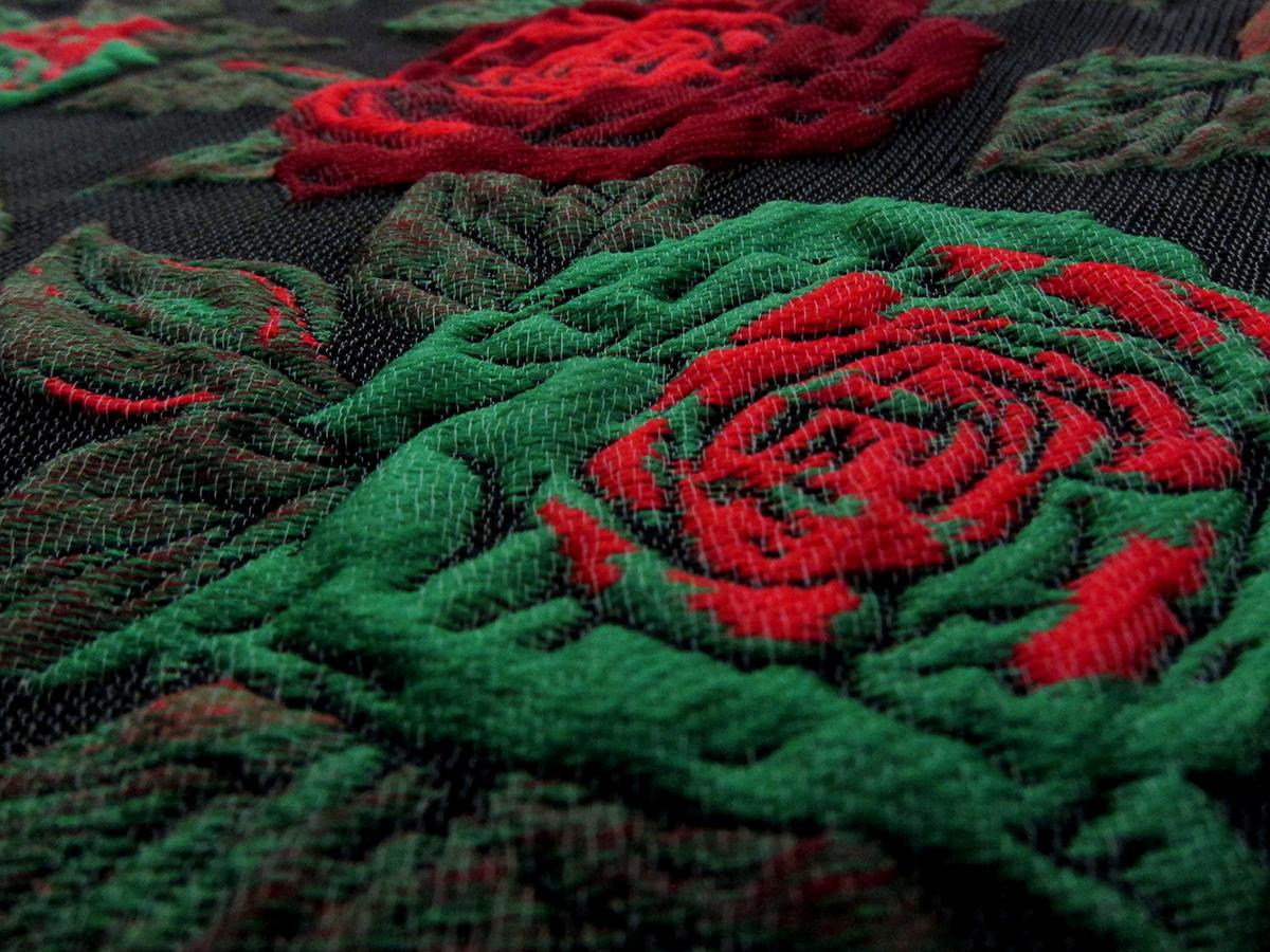 Polyester and Nylon Blend Brocade1