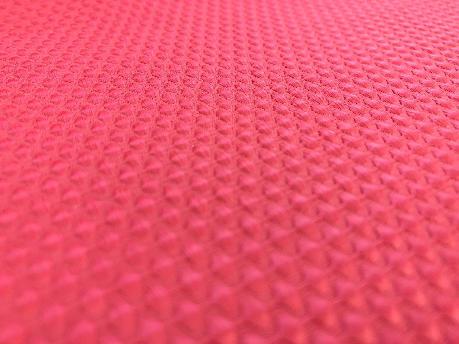 Stretch Cotton Poly Blend Pique in Cherry2